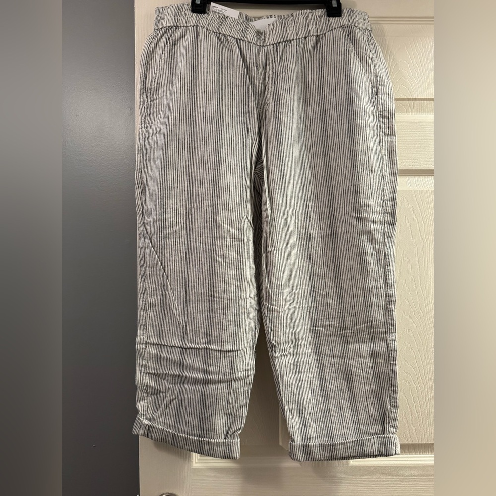 Striped Blue and White Pants